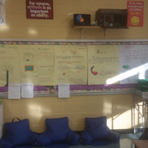 Classroom setup: Bulletin Boards.